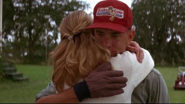 The red Cap Bubba Gump from Forrest Gump (Tom Hanks) in the movie Forrest Gump