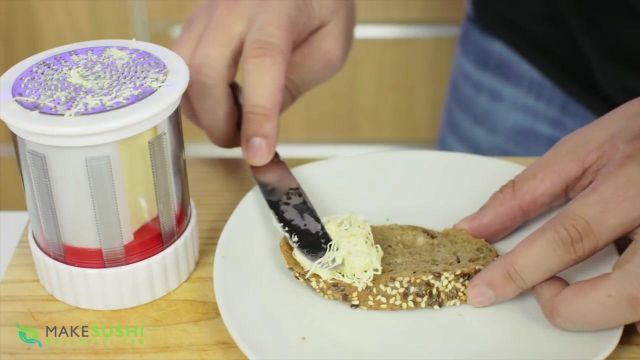 Butter mill seen in the video "8 Innovative Kitchen Gadgets" by Davy Devaux on his channel How To Make Sushi