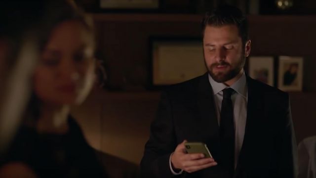 Black and Grey Tartan Tie worn by Gary (James Roday) as seen in A Million Little Things Season 1