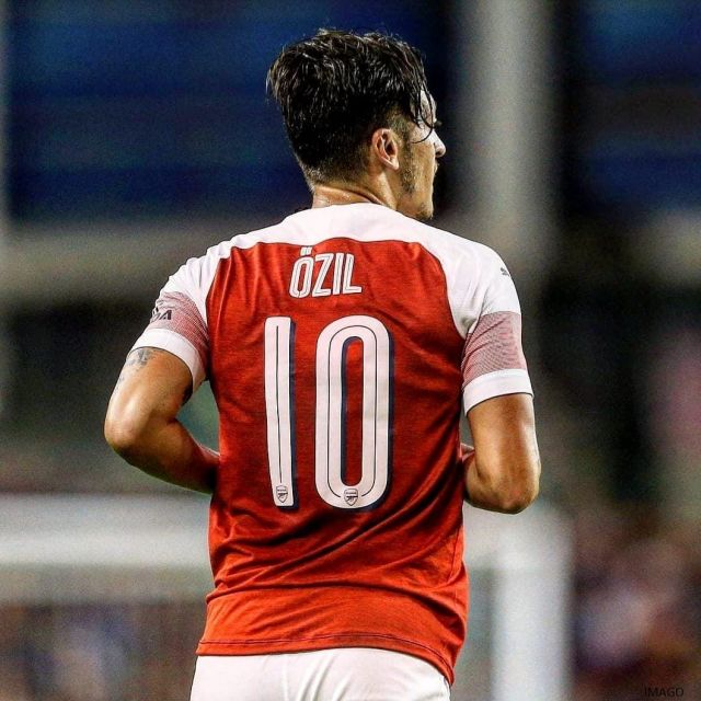 The Puma Jersey Arsenal Home Season 2018 2019 Worn By Mezut Ozil