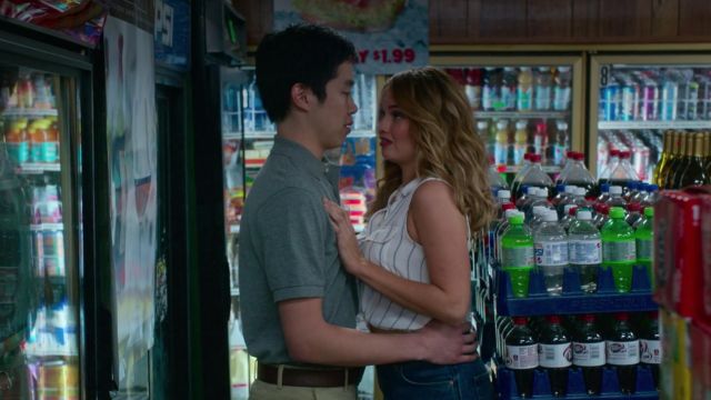 The Tank Top Is Striped Patricia Bladell Patty Debby Ryan In The Insatiable S01e01 Spotern