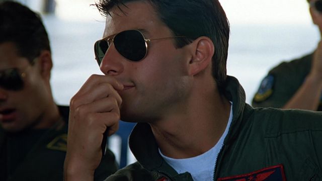 Maverick's Ray Ban Aviator Sunglasses in Top Gun Movie (1986) | Spotern