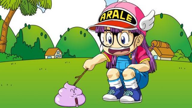 The replica of the cap of Arale in Dr.. Slump and Arale-chan