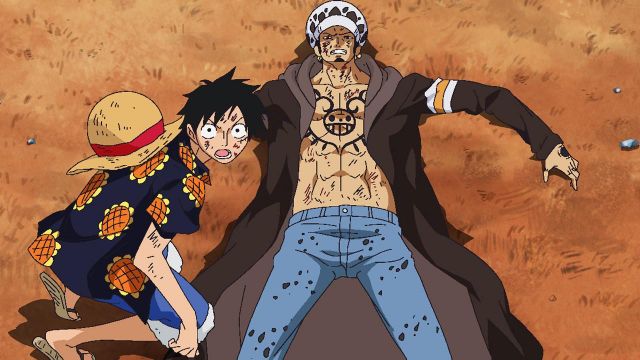 The replica of the straw hat of Luffy in One Piece S12