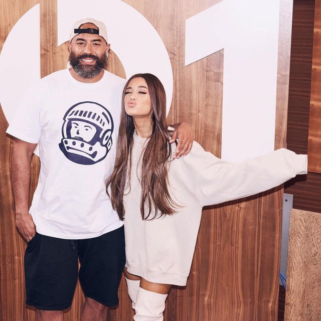 "the light is coming" sweat worn by Ariana Grande on her Instagram