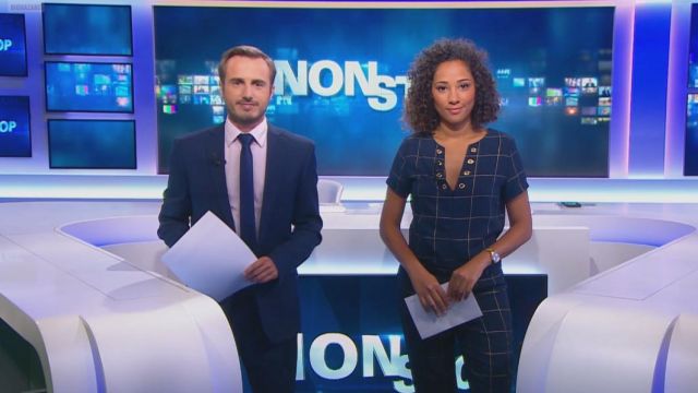 The combination of tiles Virginia Sainsily in BFM non stop 04/08/2018