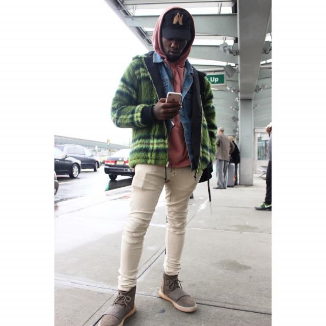 yeezy 750 outfit
