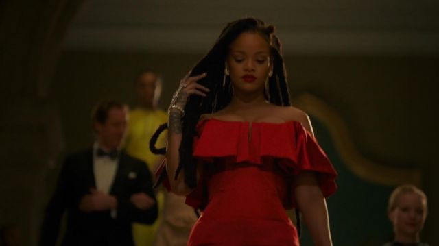 The red dress of Nine Ball (Rihanna) in | Spotern