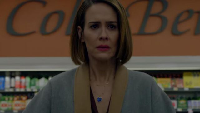 The pendant worn by Lana Winters (Sarah Paulson) in American Horror Story (S07E01)