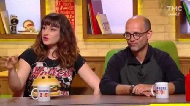 The t-shirt Hellcat Hotrod of the candidate in Burger Quiz 26/04/18