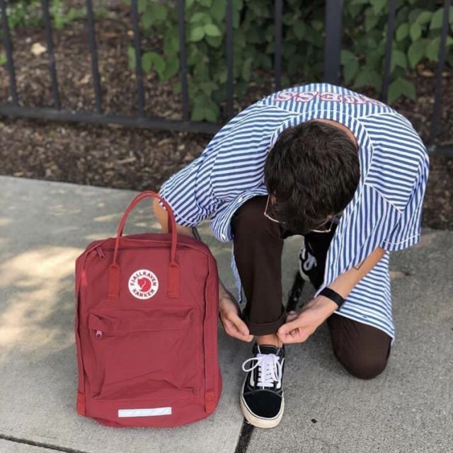 Blue striped Guess shirt as seen on Urban Outfitters Instagram Post