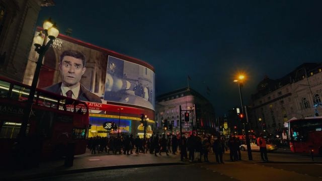 Piccadilly Circus din London como se ve en Tom Clancy's Jack Ryan S01E05