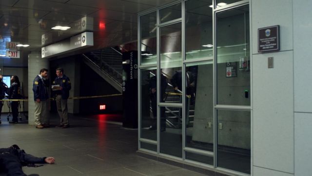 The real subway station Waterfront Station Washington, DC in Jack Ryan S01E08