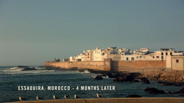 View on Rue Skala from Port of Essaouira, Morocco as seen in Tom Clancy's Jack Ryan S01E08