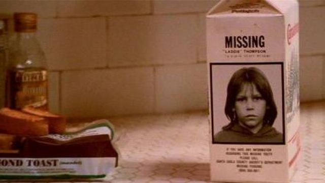 "Missing Laddie Thompson" Milk Carton of in The Lost Boys