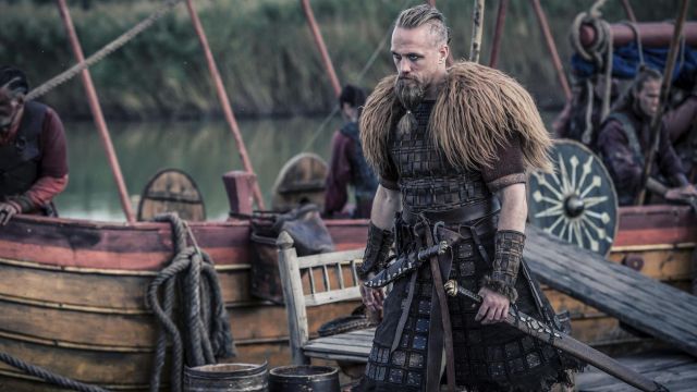 Falda reforzada de Erik (Christian Hillborg) en The Last Kingdom S02E05