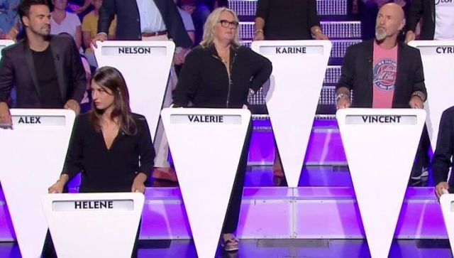 La combinaison noire portée par Valérie Damidot dans Le grand concours des animateurs du 22 septembre 2018