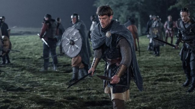 Aldhelm's (James Northcote) leather bracers as seen in The Last Kingdom S02E08