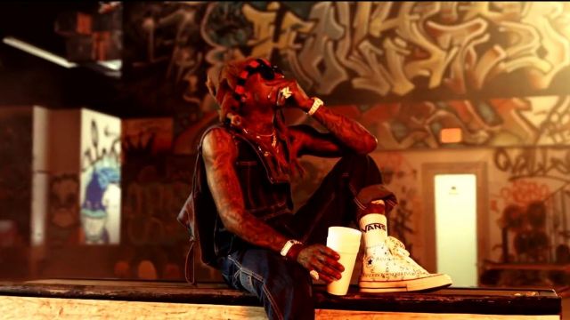 The converse x JW Anderson Lil Wayne on Swizz Beatz - Pistol On My Side (P. O. M. S) ft. Lil Wayne