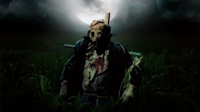 The mask of scarecrow in Dark Night of the Scarecrow