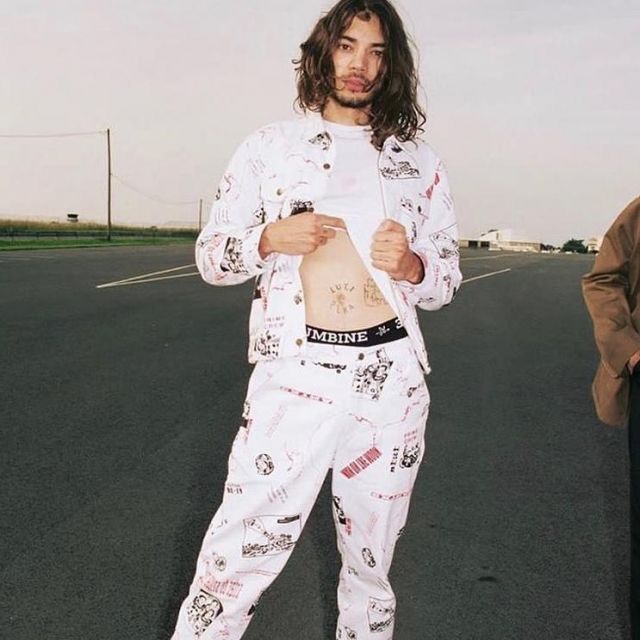 The boxer Columbine worn by Lujipeka on the account Instagram @columbine2k16