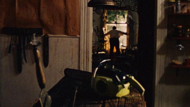 The saw yellow in the texas chainsaw Massacre (1973)