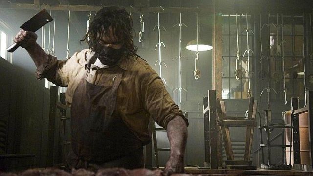Thomas Hewitt / Leatherface's (Andrew Bryniarski) mask as seen in The Texas Chainsaw Massacre: The Beginning (2006)