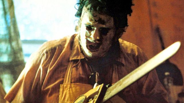 Traje integral de Leatherface (Gunnar Hansen) como se ve en The Texas Chainsaw Massacre (1974)