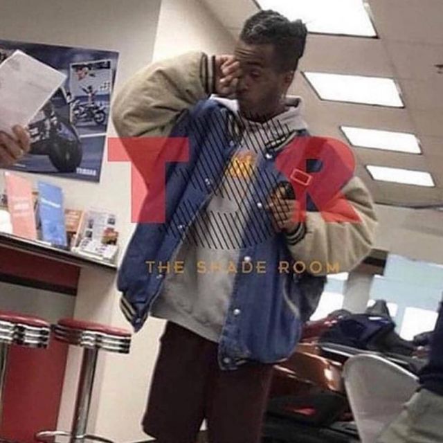 Versaty Winnie The Pooh jacket of XXXTentacion on his Instagram account @xxxtentacion