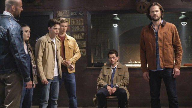 Brown Jacket worn by Sam Winchester (Jared Padalecki) as seen in Supernatural TV series outfits (Season 14 Episode 1)