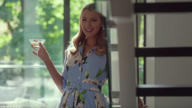 The Pin-up Floral Dress worn by Emily Nelson (Blake Lively) in A