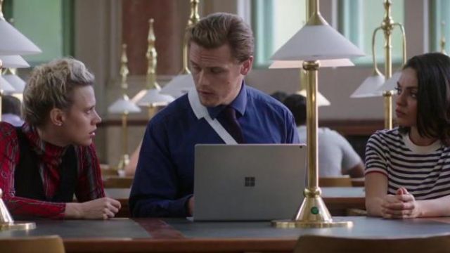 The Microsoft tablet-Surface of Sebastian (Sam Heughan) in The spy who me has dropped
