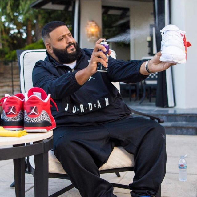 The pair of Nike Air Jordan 3 retro DJ Khaled on his account Instagram ...