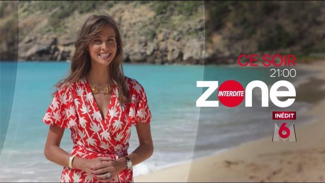 The red dress printed worn by Ophelia Miller in Prohibited Area of the 21/10/2018