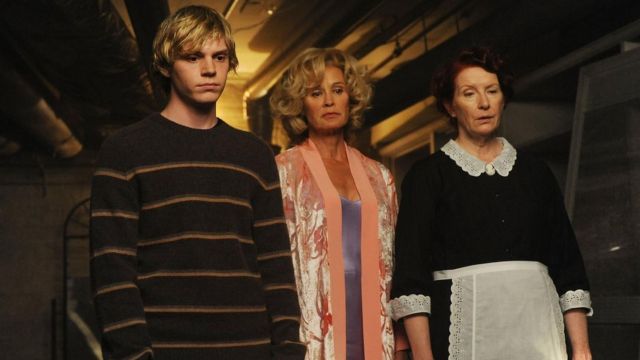 Striped sweater worn by Tate Langdon (Evan Peters) as seen in American Horror Story S01E02
