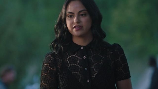 Floral Lace Top worn by Veronica Lodge (Camila Mendes) in Riverdale (S03E03)