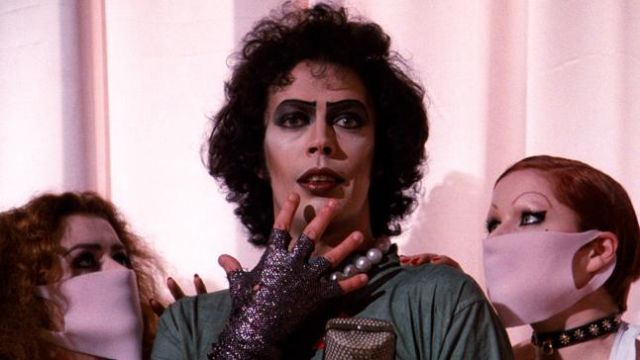 The pearl necklace Dr. Frank-N-Furter - A Scientist (Tim Curry) in The Rocky Horror Picture Show