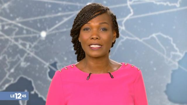 The pink top Kareen Guiock in The 12:45 02/10/2018