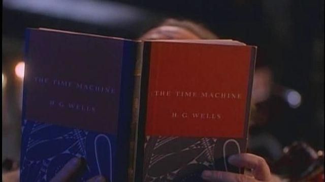 "Time Machine" book read by The Doctor (Sylvester McCoy) as seen in Doctor Who: The Movie