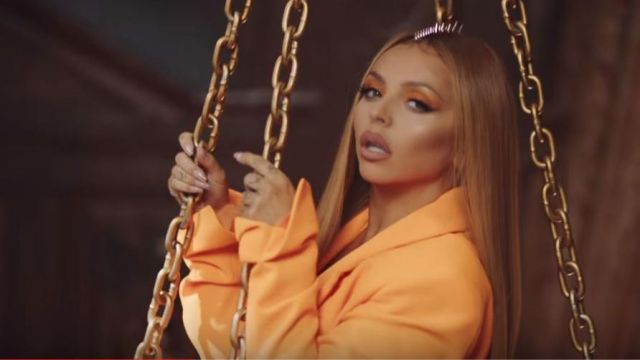 Nelson's orange blazer in the video "Little Mix Woman Like Me" ft. Nicki Minaj Spotern