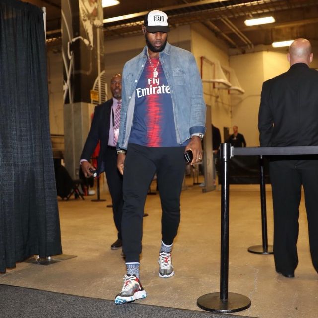 lebron james nike react