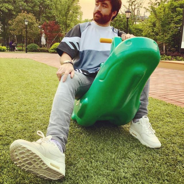 Sneakers Nike air max 1 worn by Oliver Heldens on the account instagram of @oliverheldens
