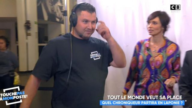 La camiseta estampada de Géraldine Maillet en Touche pas à mon poste del 01/11/2018