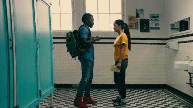 Converse Red sneakers worn by Lucas (Trezzo Mahoro) as seen in To All the Boys I’ve Loved Before (2018)