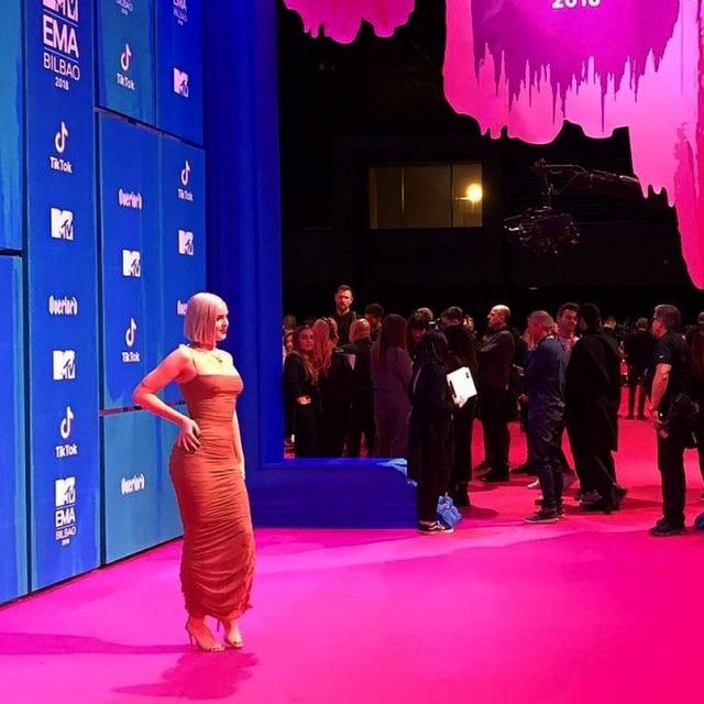 anne marie red dress