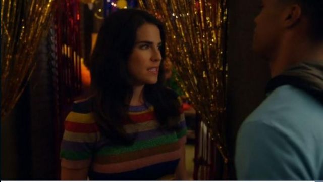 Le top rayé Alice + Olivia de Laurel Castillo (Karla Souza) dans How to get away with Murder S05E06