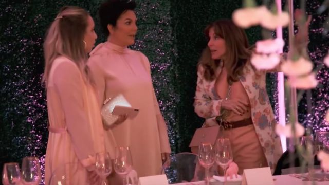Silk Dress worn by Kris Jenner in Keeping Up with the Kardashians (S15E11)