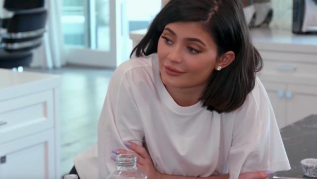 Balenciaga Tee worn by Kylie Jenner in Keeping Up with the Kardashians (S15E11)