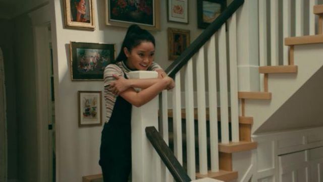 Black overalls worn by Lara Jean in To all the boys I've loved before