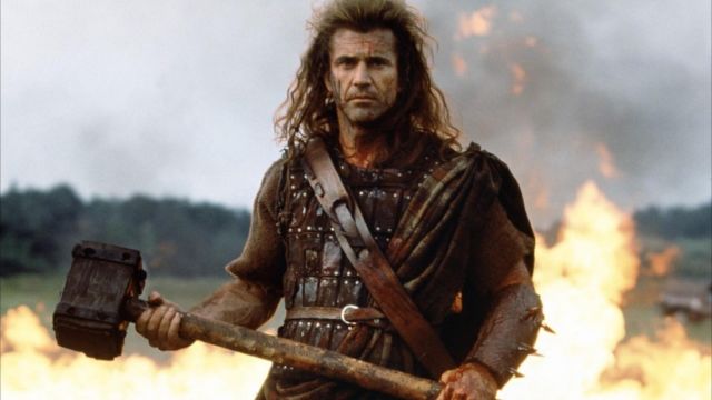 The hammer of William Wallace (Mel Gibson) in Braveheart